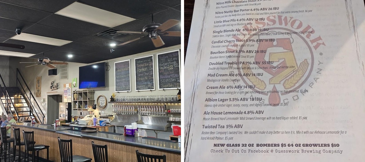 Albion Alehouse Menu