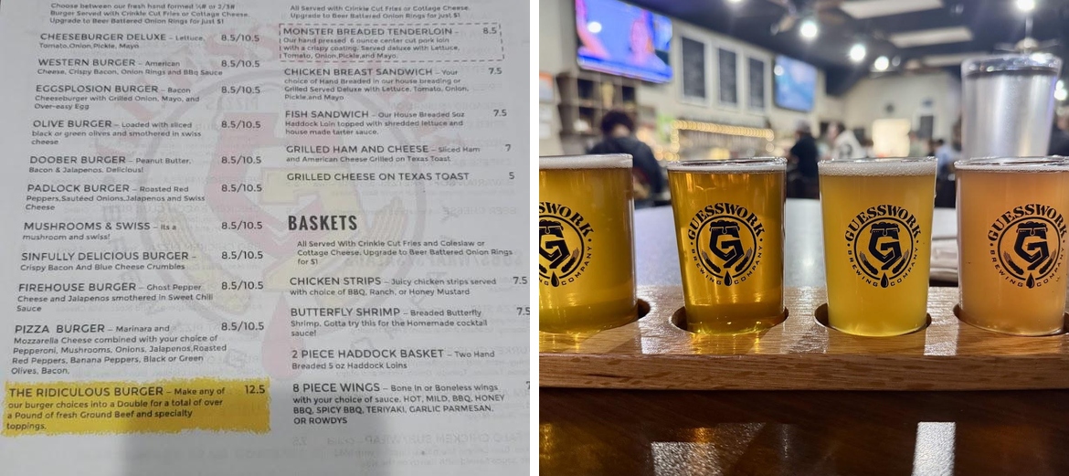 Albion Alehouse Menu