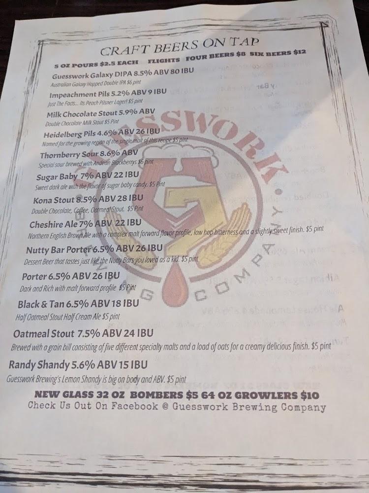 Albion Alehouse Menu image 3