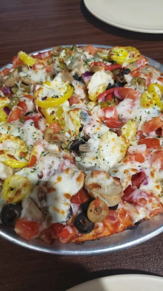 Veggie Pizza with Extra Veggies